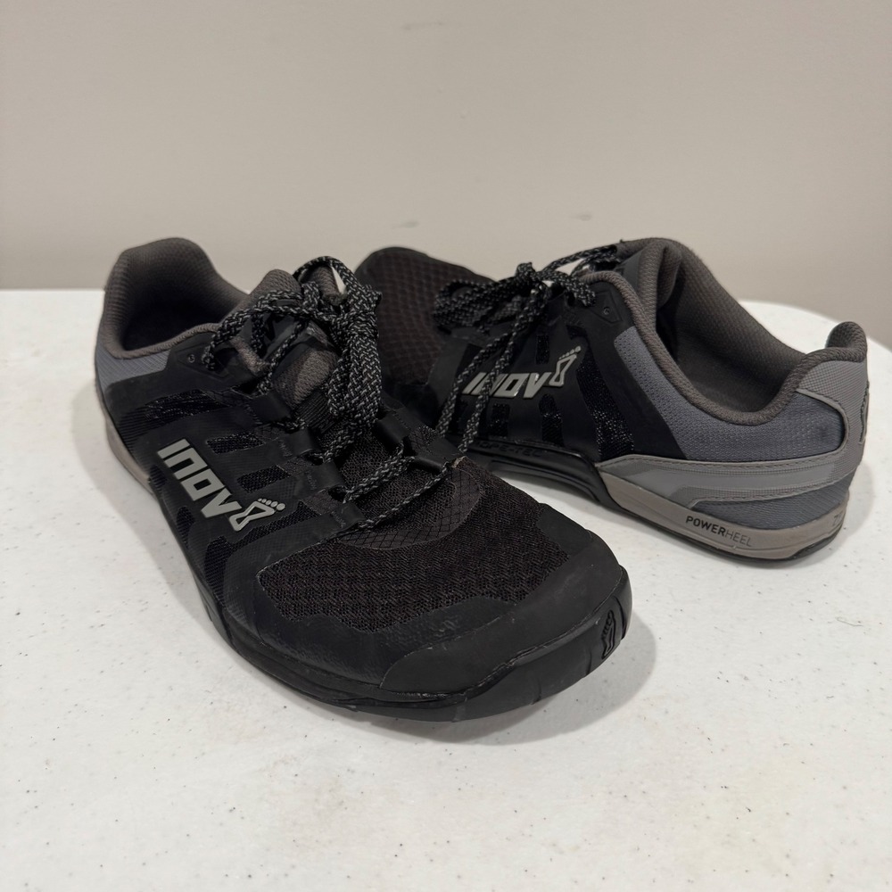 Inov-8 F-Lite 235 Standard Fit Cross Training Shoes Black Grey Mens 7 Womens 8.5